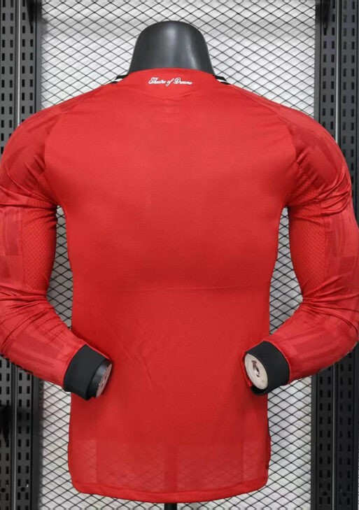 2025/2026 Manchester United Home Long Sleeve