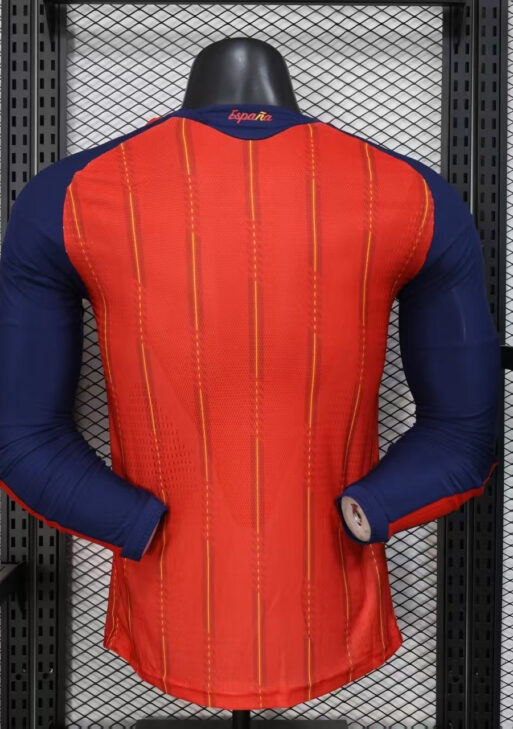 2026 Spain Home World Cup Kit Long Sleeve Player Version