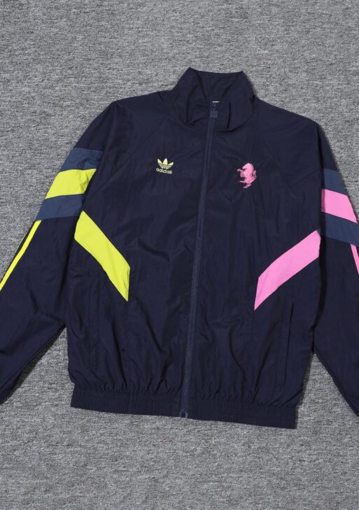 Juventus Dark Blue and Pink x Light Green Jacket