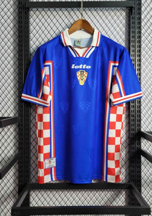 1998 Retro Croatia Away Jersey