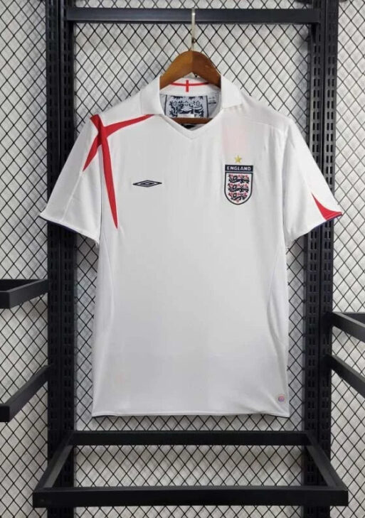 2006 Retro England Home Jersey
