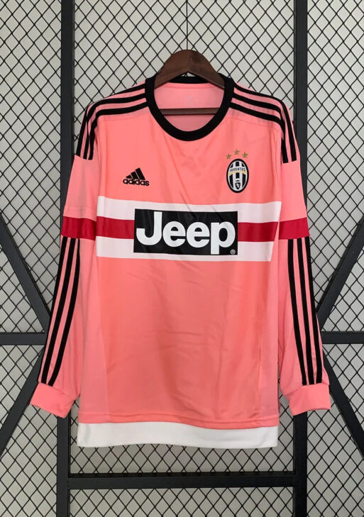 2015-2016 Juventus Retro Away Jersey Long Sleeve