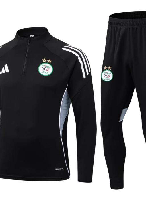 2025 Algeria Black Tracksuit