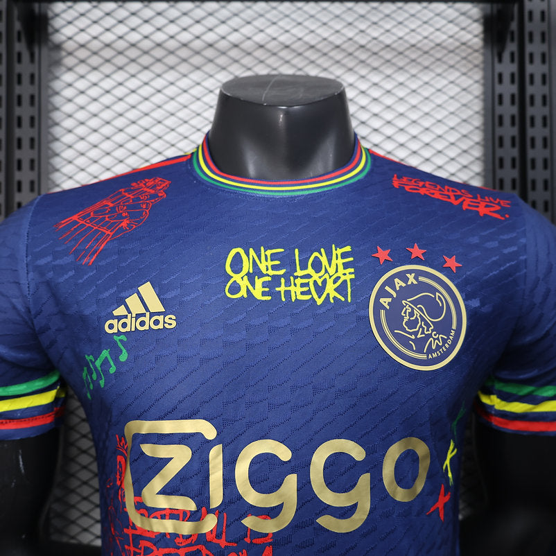 Ajax "Bob Marley" Blue Limited Jersey - Image 2