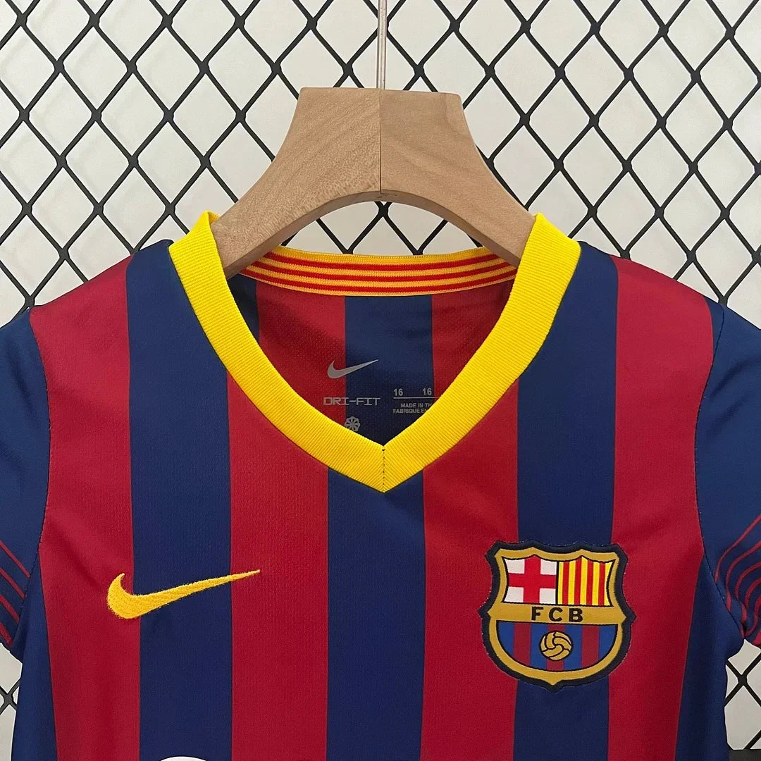 2013/2014 Retro Barcelona Home Kit Kids Size - Image 5