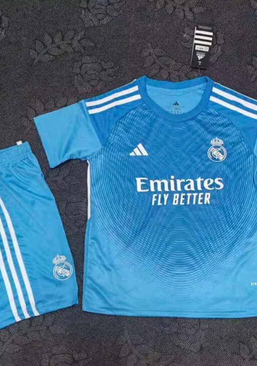 2025/2026 Real Madrid Goalkeeper Kit Kids Size