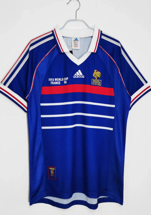 France Retro 1998 World Cup Home Jersey
