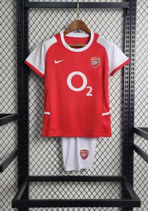 2002-2004 Retro Arsenal Home Jersey Kids Size