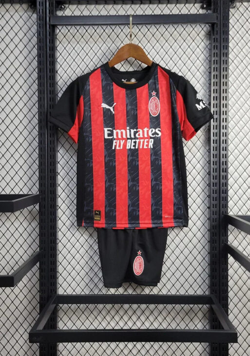2025/2026 AC Milan Home Kit Kids Size
