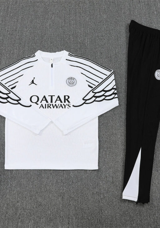 PSG White and Black Tracksuit