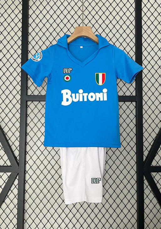 1987/1988 Retro Napoli Home Kit Kids Size