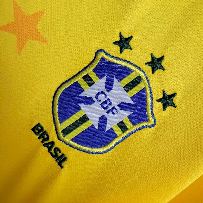1994 Retro Brazil Home Jersey Kids Size - Image 5