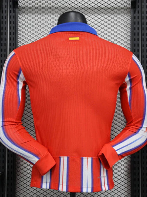 Atletico Madrid 2024/2025 Home Kit Long Sleeve