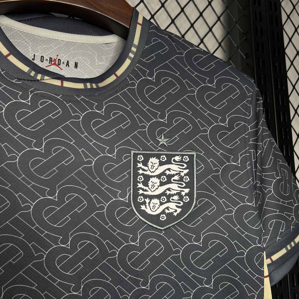 England "Burrbery" Limited Jersey - Image 4