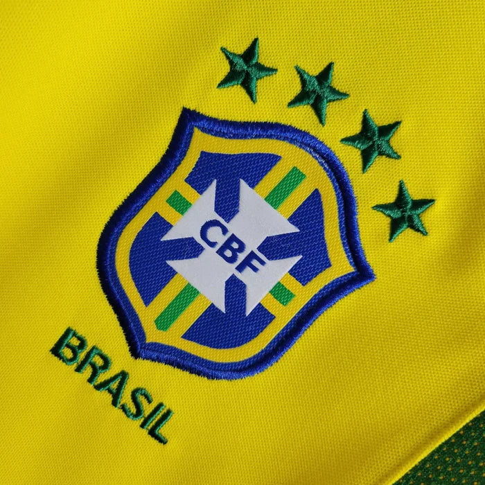 2002 Retro Brazil Home Jersey - Image 3
