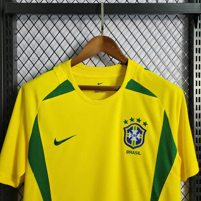 2002 Retro Brazil Home Jersey - Image 2