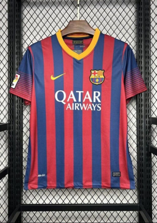 2013/2014 Retro Barcelona Home Jersey