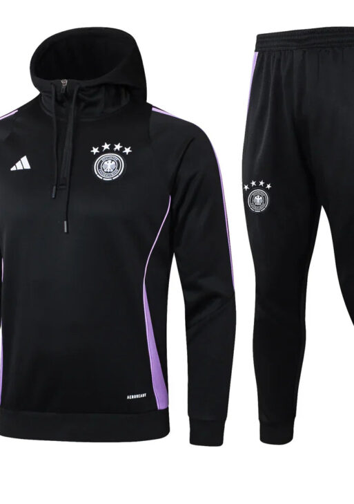 Germany 2024 Black and Pink Tracksuit