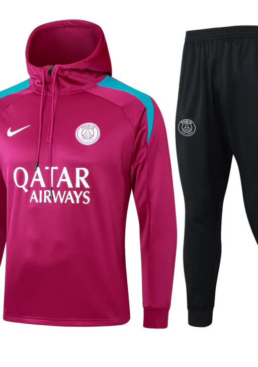 PSG 2024 Pink and Black Tracksuit