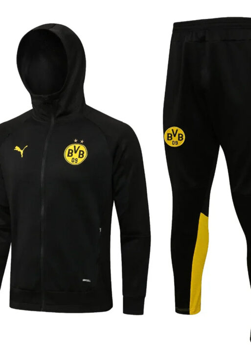 Borussia Dortmund Black and Yellow Tracksuit III