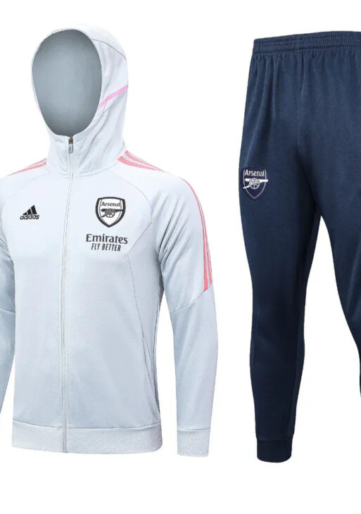 Arsenal FC White and Blue Tracksuit