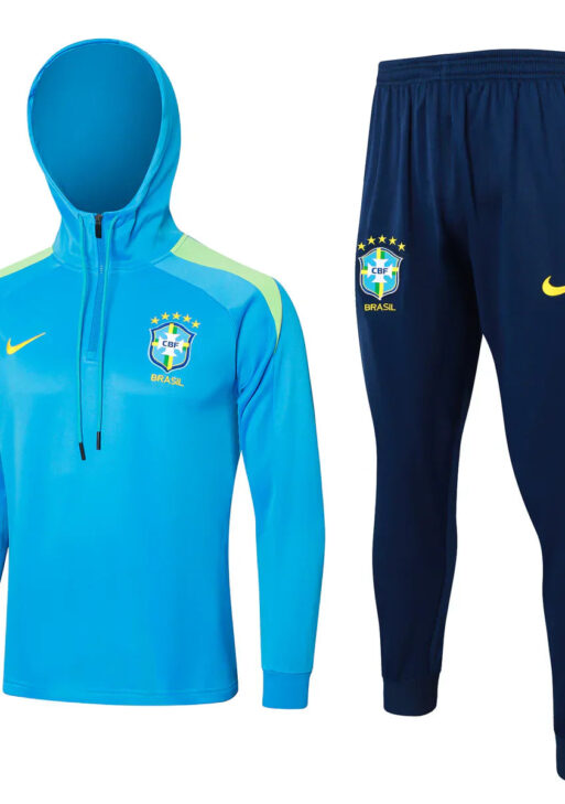 Brazil Light Blue and Dark Blue Tracksuit