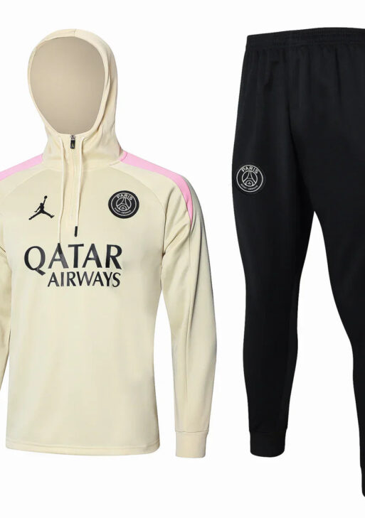 PSG Beige and Black Tracksuit