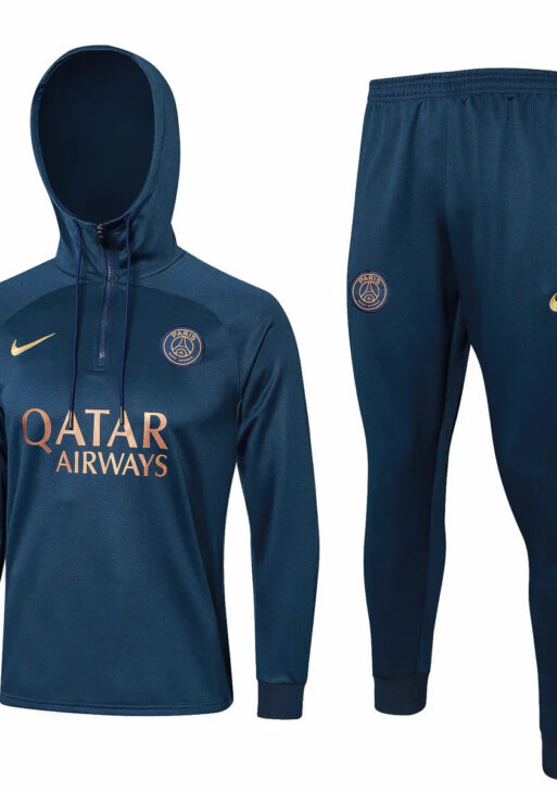 PSG Dark Blue and Gold Tracksuit