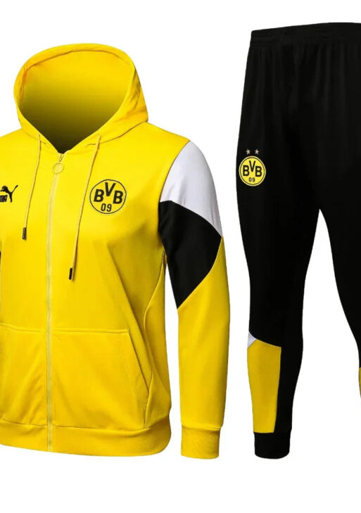 Borussia Dortmund Black and Yellow Tracksuit