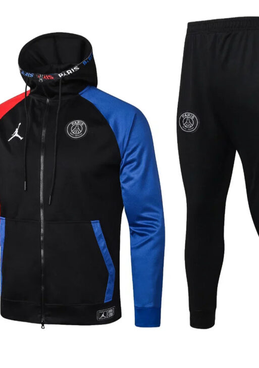 PSG Black and Blue x Red Tracksuit