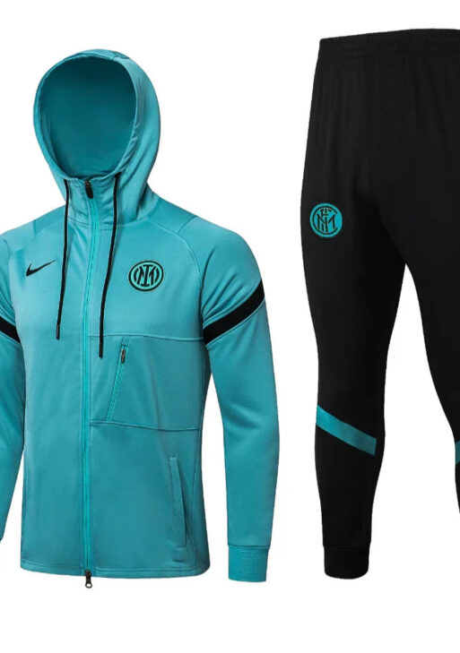 Inter Milan Turquoise and Black Tracksuit