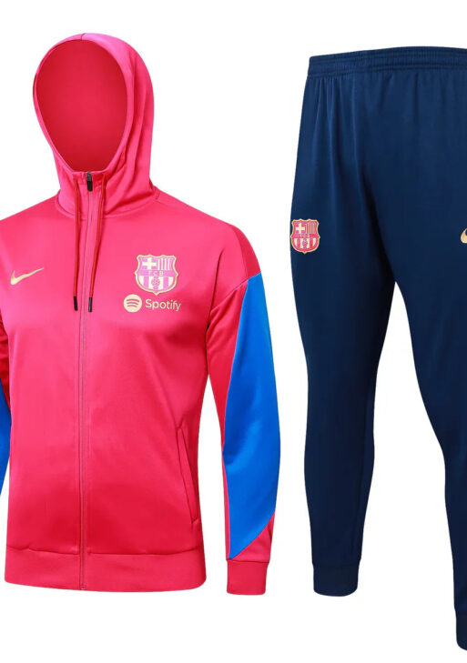 Barcelona Pink and Dark Blue Tracksuit