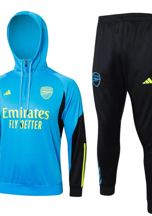 Arsenal FC Light Blue and Black Tracksuit