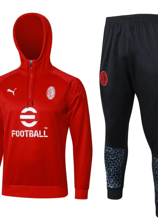AC Milan Red and Black Tracksuit