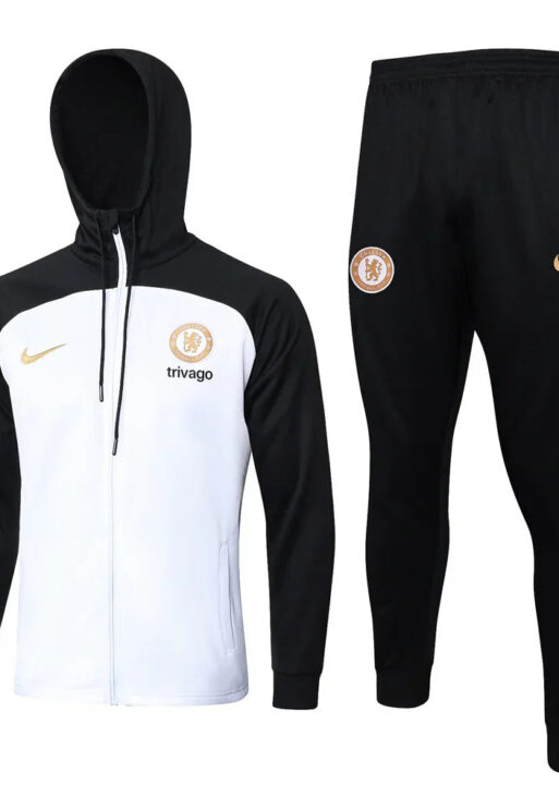 Chelsea Black and White x Gold Tracksuit
