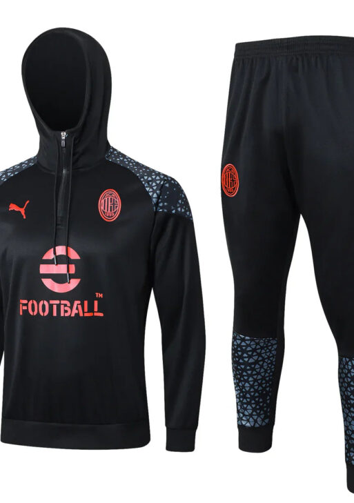 AC Milan Black and Red Tracksuit