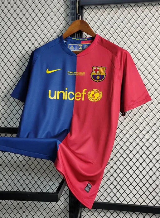 Barcelona Retro Home 2008/2009 UCL Final Kit