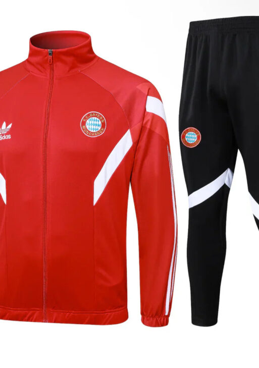 Bayern Munchen Red and Black Tracksuit III