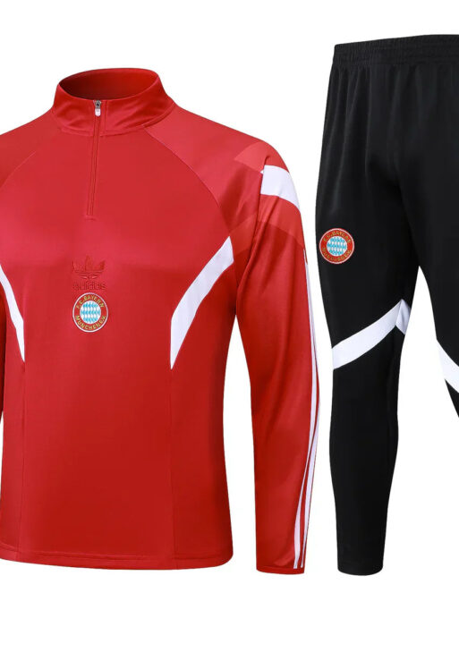 Bayern Munchen Black and Red Tracksuit II
