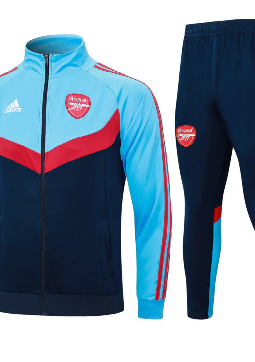 Arsenal Dark Blue and Light Blue Tracksuit