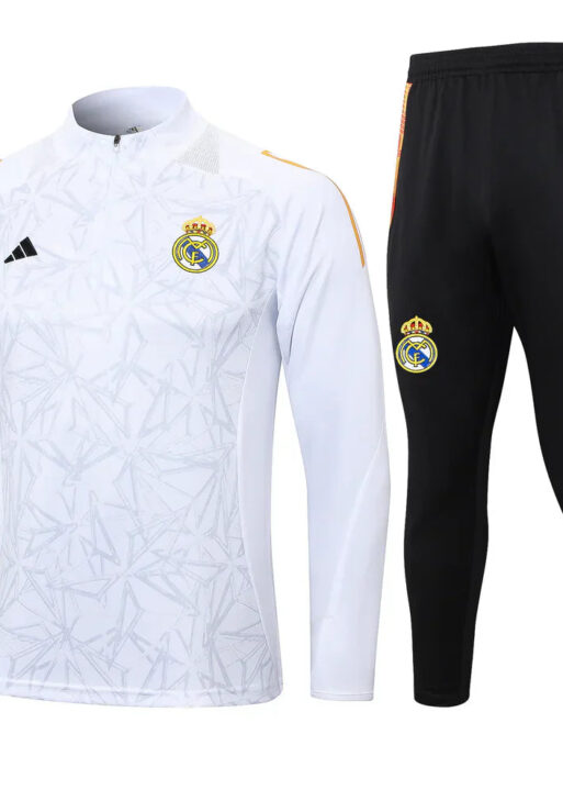 Real Madrid Black and White Tracksuit II