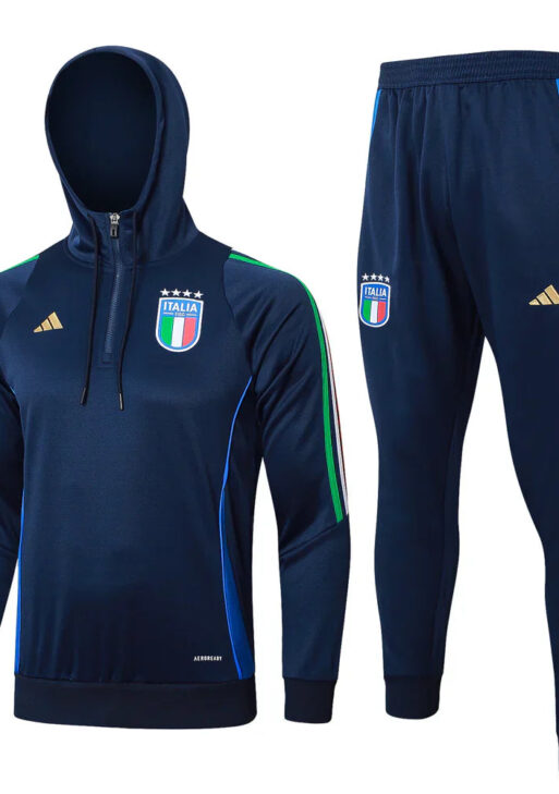 Italy 2024 Dark Blue Tracksuit Il