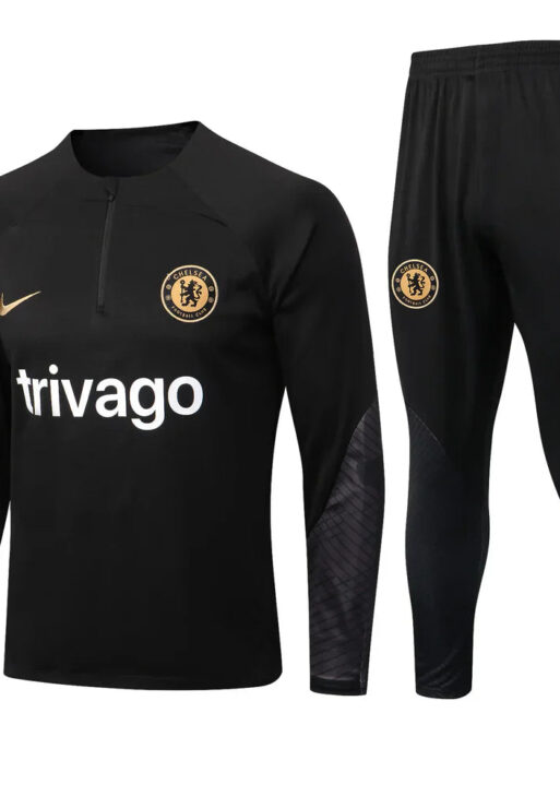 Chelsea Black Tracksuit