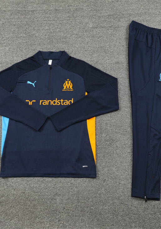Olympique de Marseille Dark Blue Tracksuit