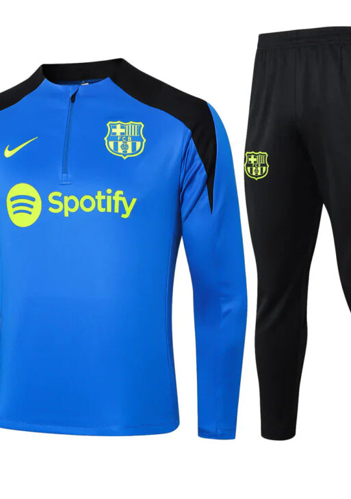 Barcelona Black and Blue Tracksuit