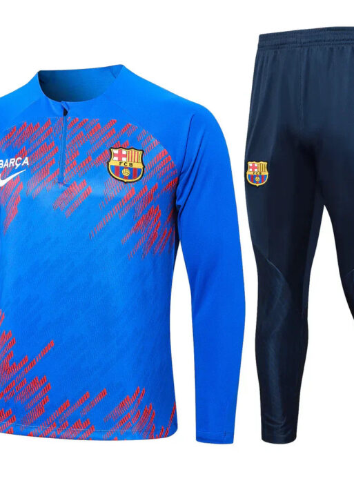 Barcelona Dark Blue and Blue Tracksuit
