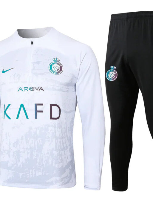 Al Nassr Black and White Tracksuit