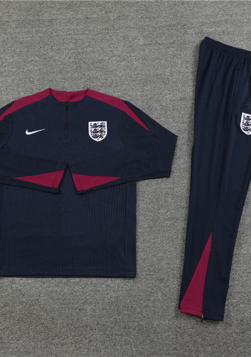 England Dark Blue and Red Tracksuit