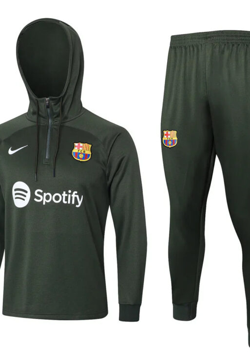 Barcelona Military Green Tracksuit