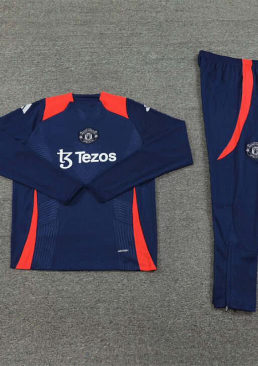 Manchester United Blue and Orange Tracksuit II